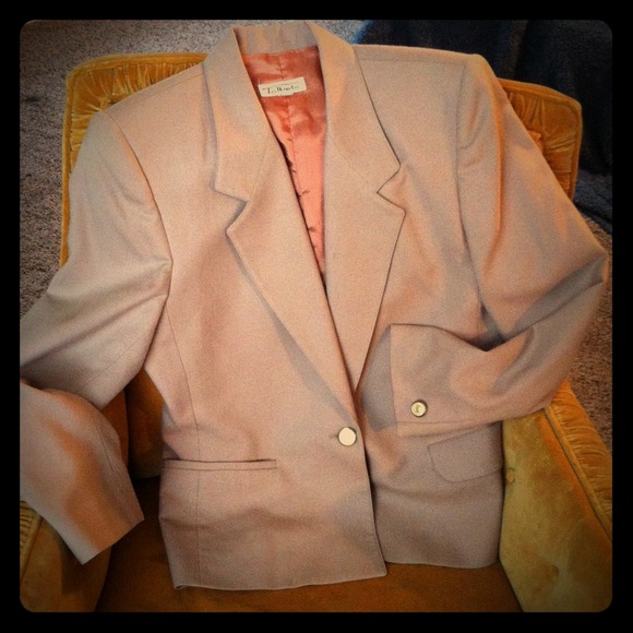 Talbots Wool Blazer in Camel Classic Piece!!