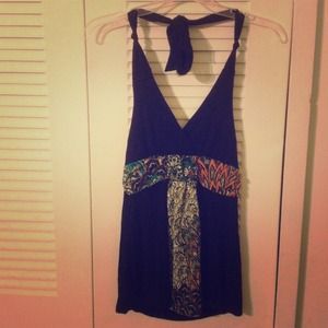 Dressy black and patterned