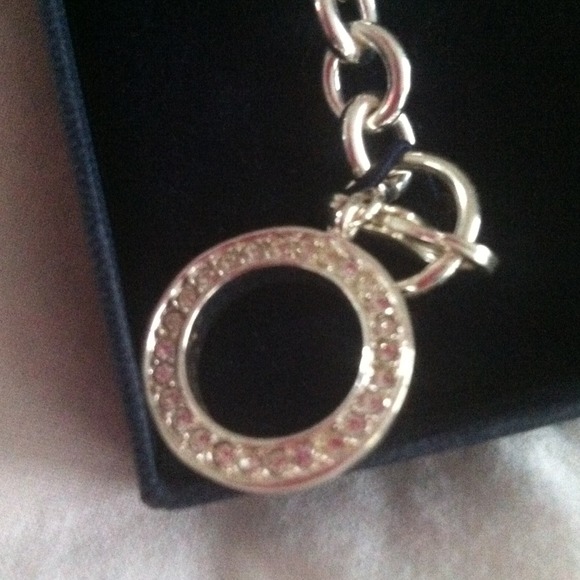 Nordstrom Crystal Collection Charm Toggle Bracelet - Picture 2 of 4