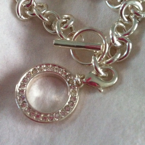 Nordstrom Crystal Collection Charm Toggle Bracelet - Picture 4 of 4