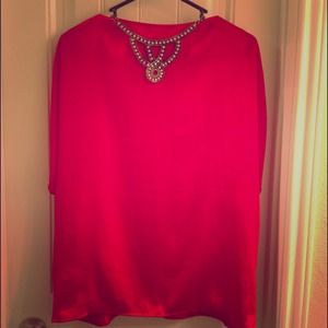 Rhinestone bib necklace