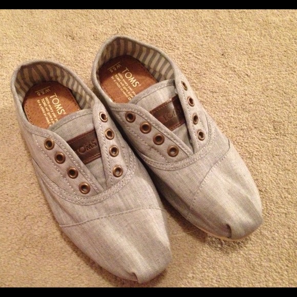 Toms, Light Denim Cordones
