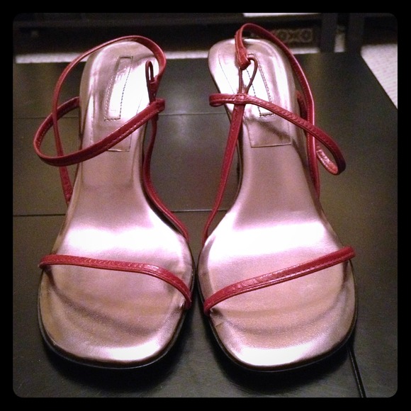 Nine West strappy heels