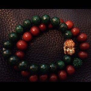 Handmade Stretch Buddha Shamballa Set