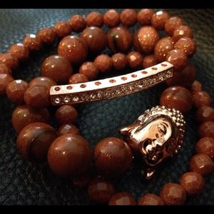Handmade Stretch Buddha Bracelet Set