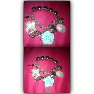 Fab Silver Charm Inspired Bracelet