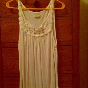 Forever 21 White Lace Top