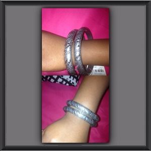 SILVER SPARKLY BRACELETS
