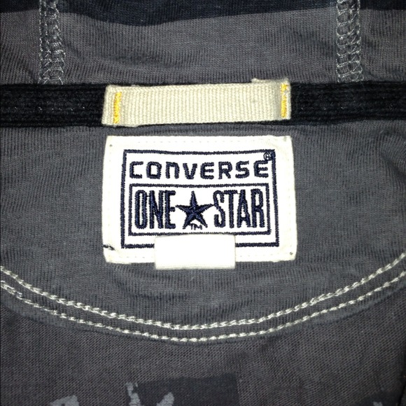 Authentic CONVERSE ONE STAR Zip Hoody Hip Cool NEW - Picture 4 of 4