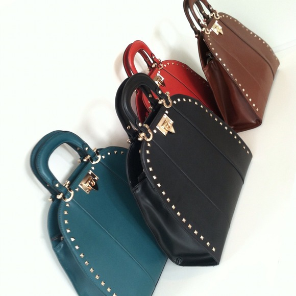 Reserved for @chickykat Structured Stud handbag