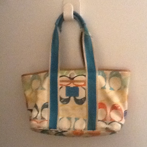 AUTHENTIC Coach multi color bag