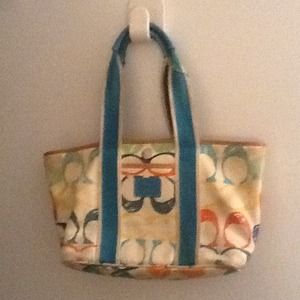 AUTHENTIC Coach multi color bag