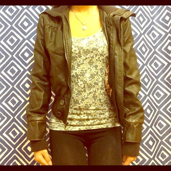 Leather jacket
