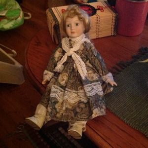 An antique doll