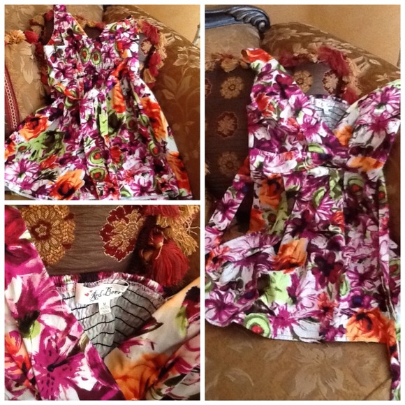 🚫SOLD🚫Colorful sun dress 🌻🌻💐