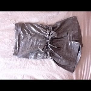 Alice and Olivia silver jumper - sz XS