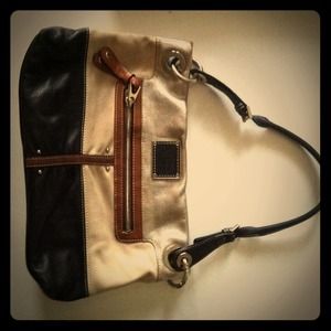 B Makowsky Leather Handbag