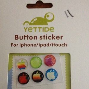 Button stickers iphone/iPad/I touch