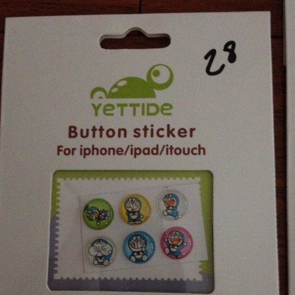 Button stickers iphone/iPad/I touch
