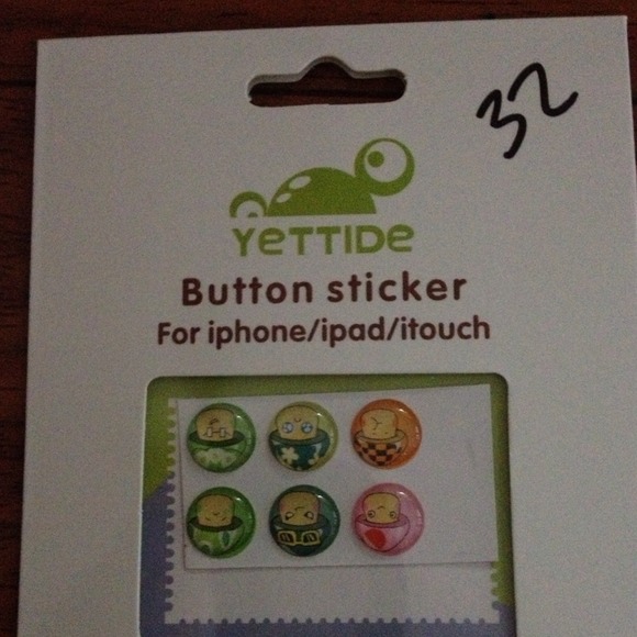 Button stickers iphone/iPad/I touch
