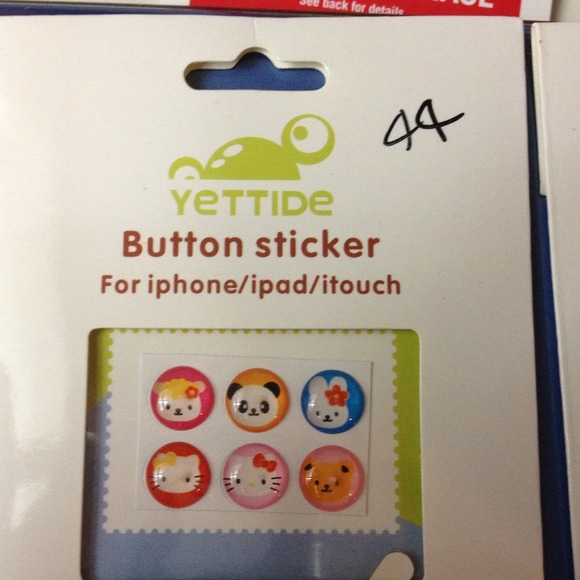 Button stickers iphone/iPad/I touch