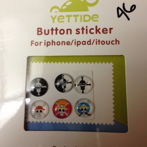 Button stickers iphone/iPad/I touch
