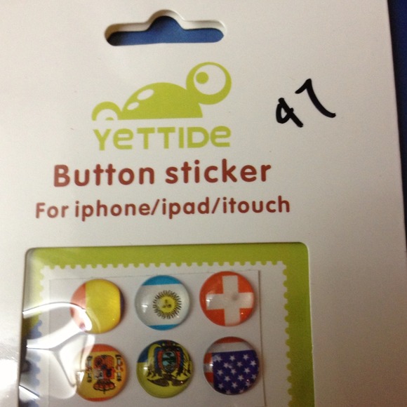Button stickers iphone/iPad/I touch