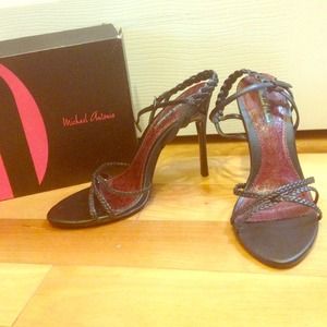 Black Michael Antonio heels sz9