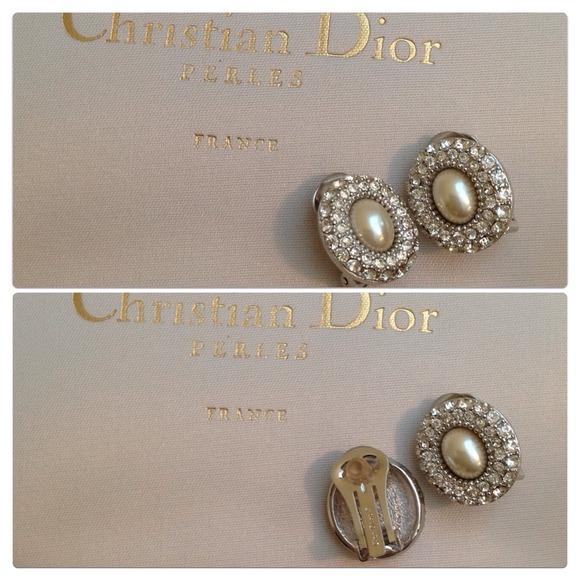 *SOLD*Christian Dior Authentic Pave crystal Clip