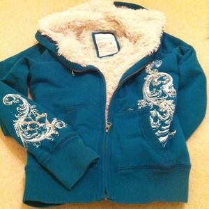 !!SOLD!!     Aeropostale furry jacket