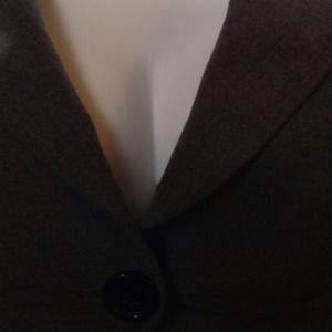 GRAY GREY lace blazer sz 7/8 6 woman office