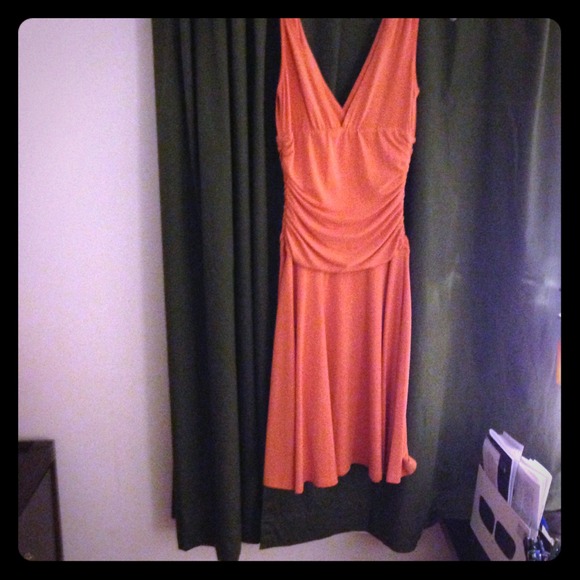Orange dress