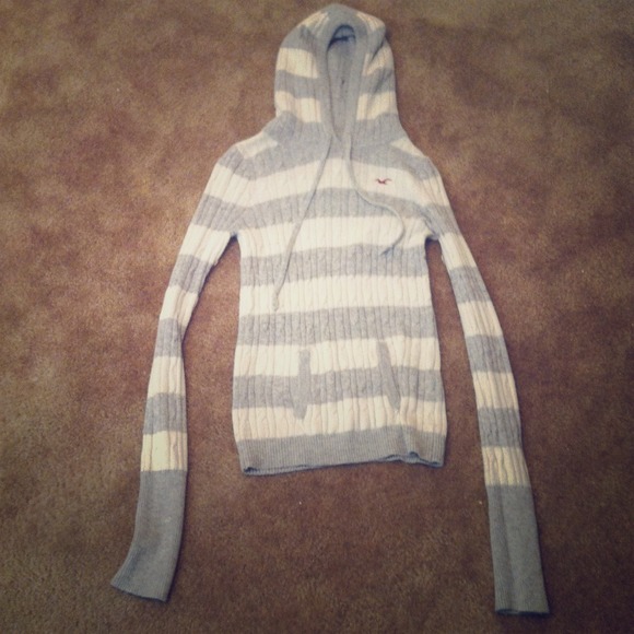 Knit hoodie