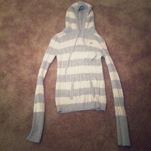 Knit hoodie