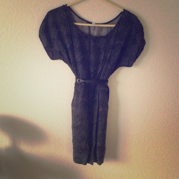 ***Reserved*** Little Black Dress with Belt.
