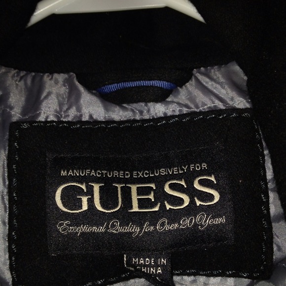 Men's authentic wool guess coat - Picture 1 of 2