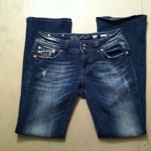 Miss Me straight leg size 28 jeans