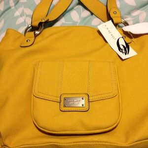 Yellow Nine West bag