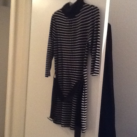 Black and white dress