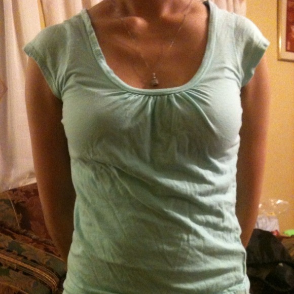 Teal shirt