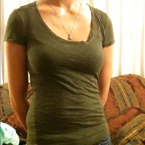 Green shirt