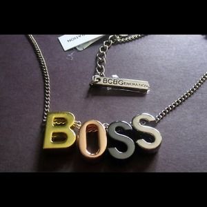 ❌SOLD❌BCBG boss AFFIRMATION necklace