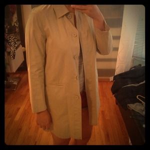 The GAP rain trench coat is classic