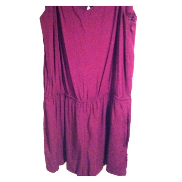 Maroon forever 21 romper