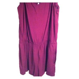 Maroon forever 21 romper