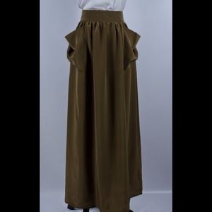 Olive Chic Long Skirt
