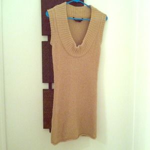 Taupe BCBG MAX AZRIA sweater dress