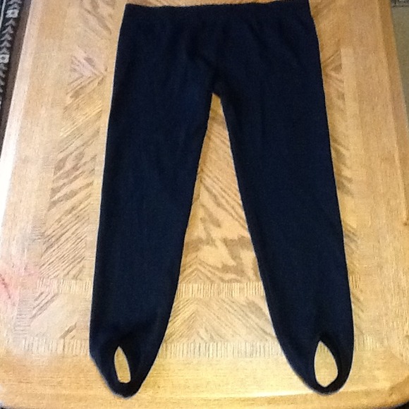 Black Leggings with Stirrups