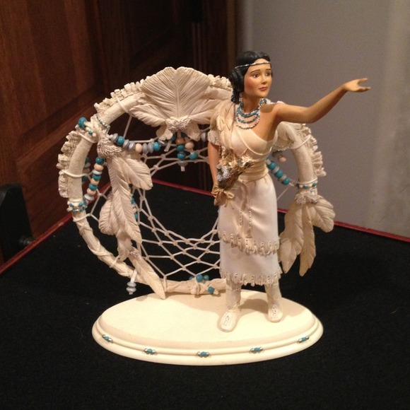 Native American statue.