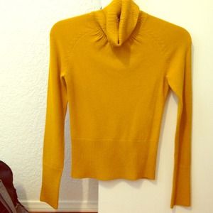 Mustard color turtle neck
